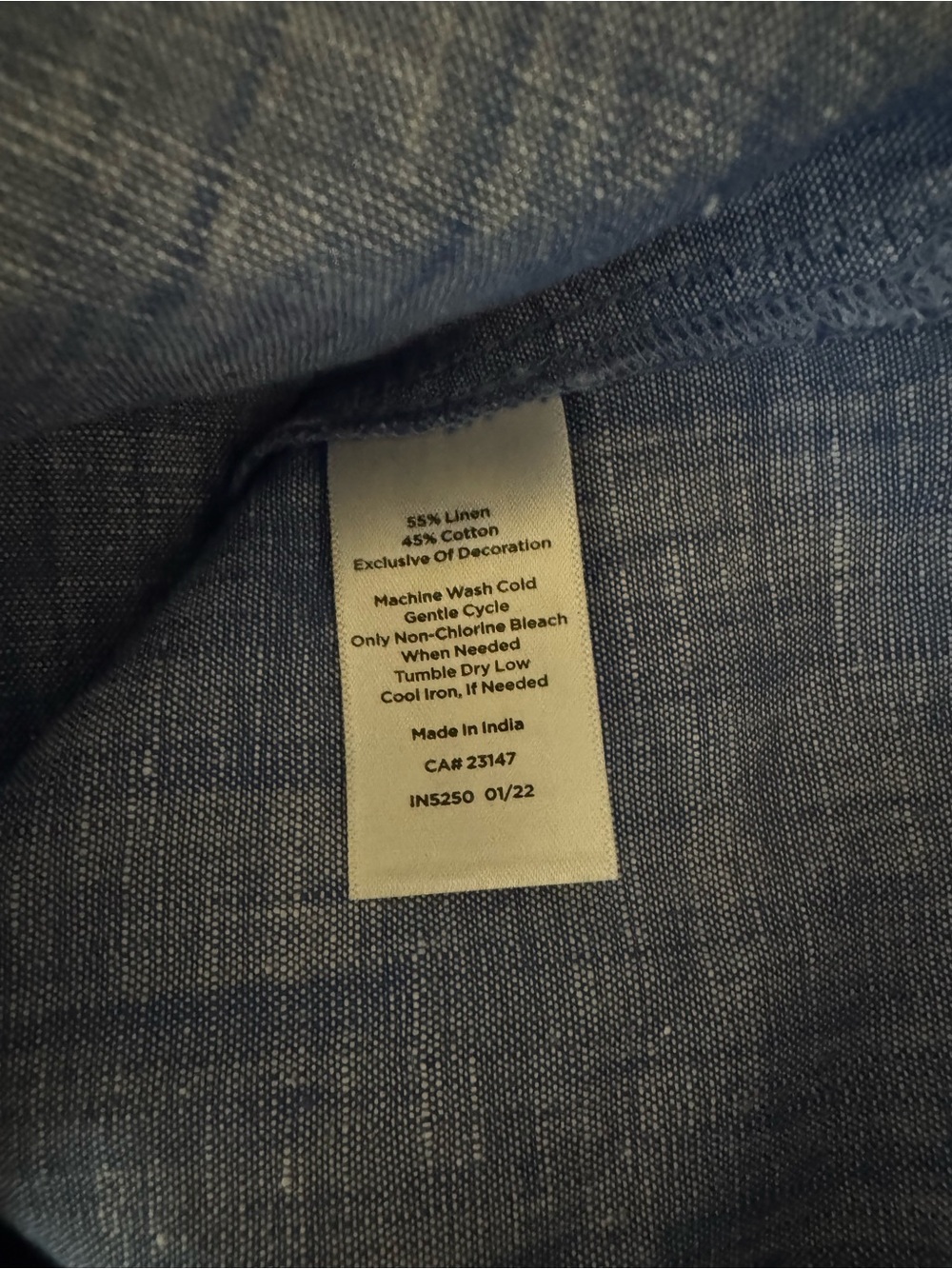 Talbots linen blend top size XS - Picture 4 of 4